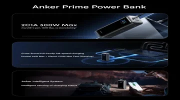 أنكر تطلق بنك طاقة Prime بقدرات شحن متطورة تدوم حتى 25 ساعة